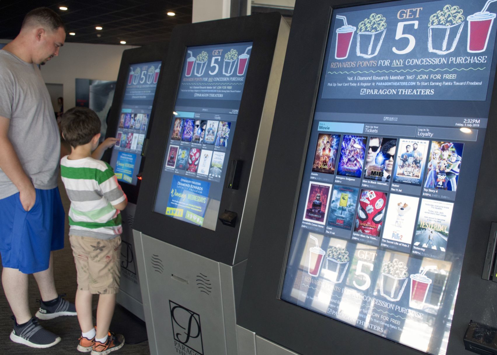 Ticket Kiosks at Paragon Sandhills